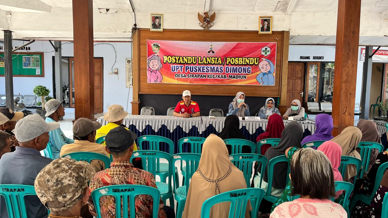 Tingkatkan Kualitas Kesehatan Lansia Melalui Posbindu Desa Sirapan
