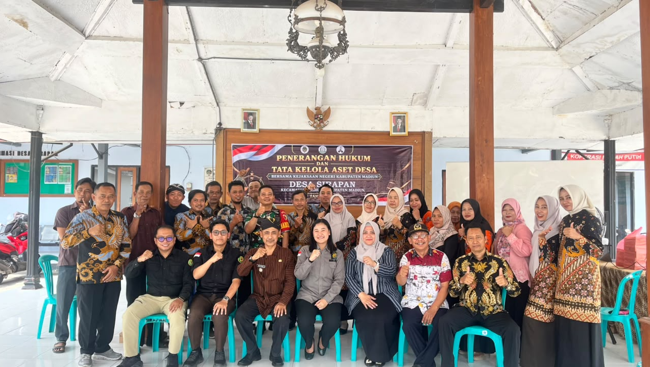Tingkatkan Kesadaran Hukum Desa Sirapan Gelar Sosialisasi Bersama Kejaksaan Negeri Madiun