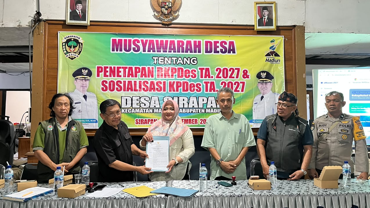 Wujudkan Pembangunan yang Terarah, Desa Sirapan Gelar Musyawarah Penetapan RKP 2027